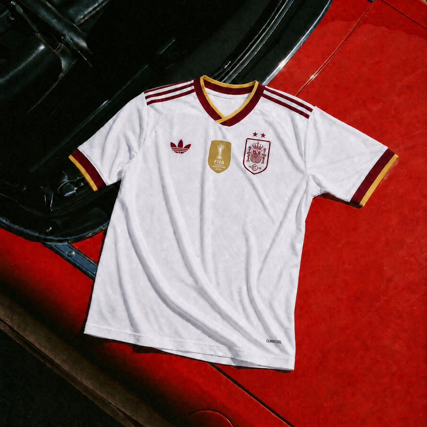 Espagne Maillot Extérieur Victoire Coupe du Monde 2026 (2 Stelle) – vue 4