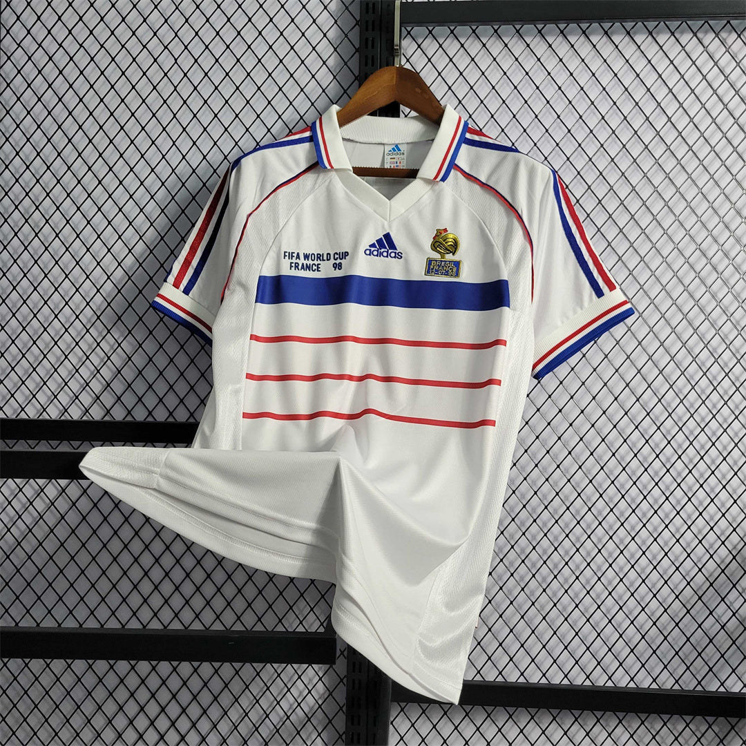 France Maillot Extérieur White 1998 – vue 9