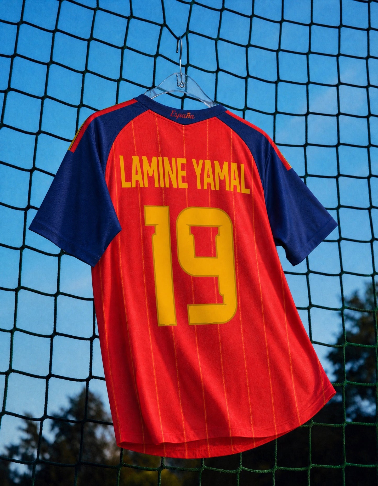 Maillot Lamine Yamal Espagne Domicile 2026 Vainqueur Coupe du Monde (2 Stelle) – vue 4