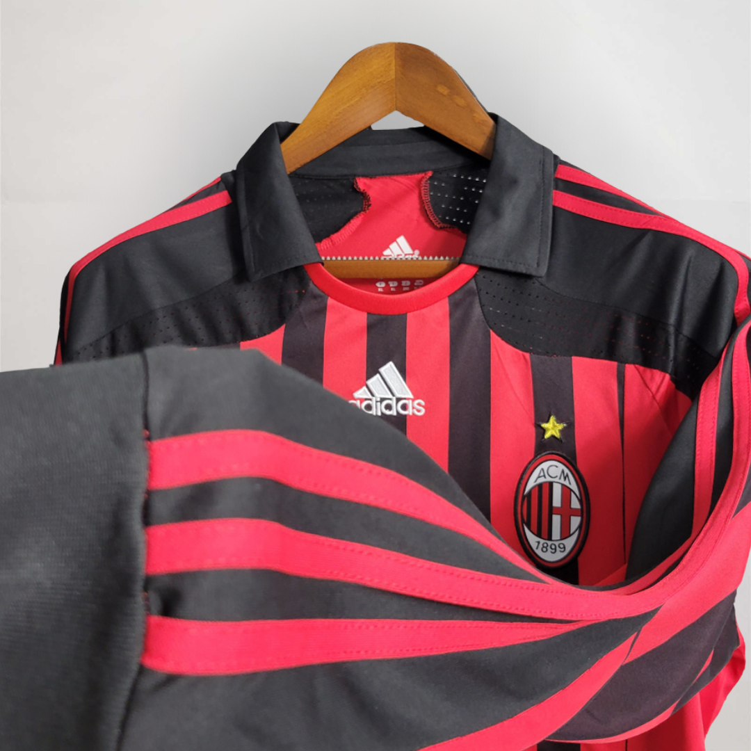 Maillot Kaká AC Milan Domicile Manches Longues 2007/08 – vue 4