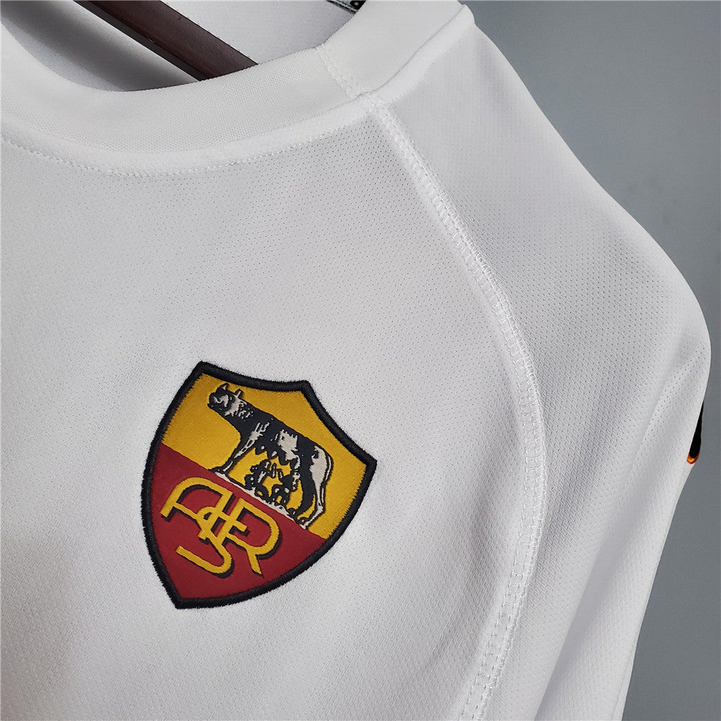 Roma Maillot Extérieur White 2000/01 – vue 4