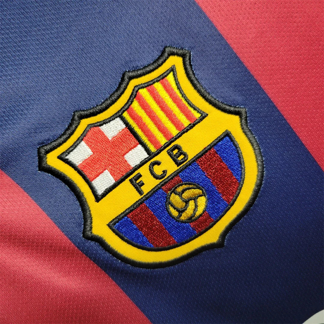 Maillot Neymar Barcelone Domicile Manches Longues Sleeve 2014/15 – vue 4