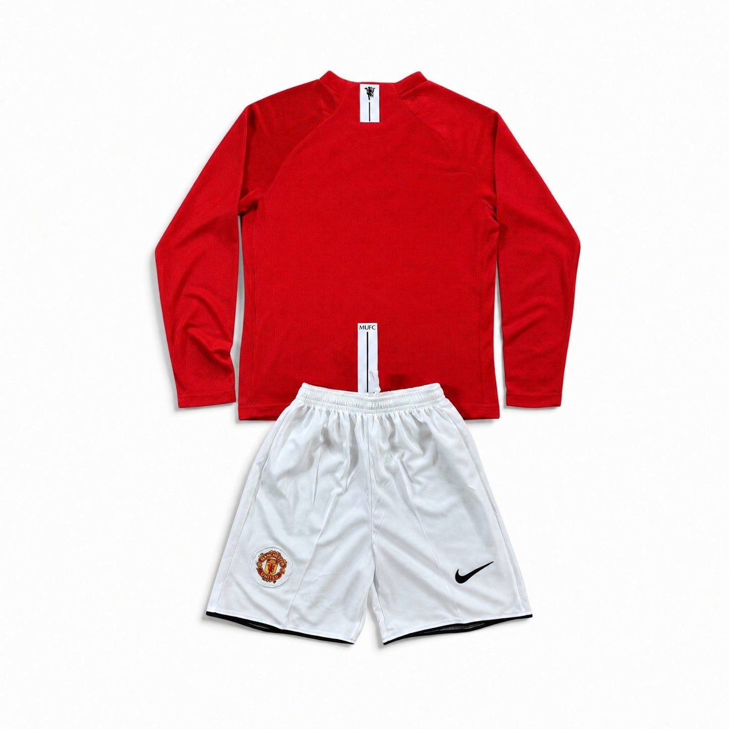 Man. United Kit Domicile Manches Longues 2007/08 UCL Final - ENFANT – vue 2