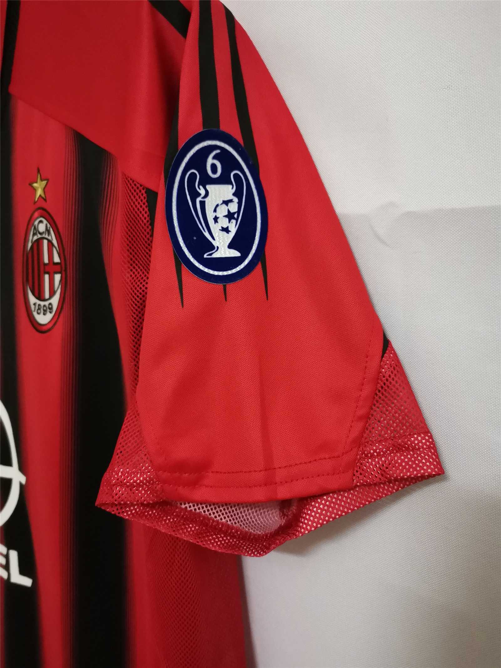Maillot Kaká AC Milan Domicile 2004/05 – vue 4