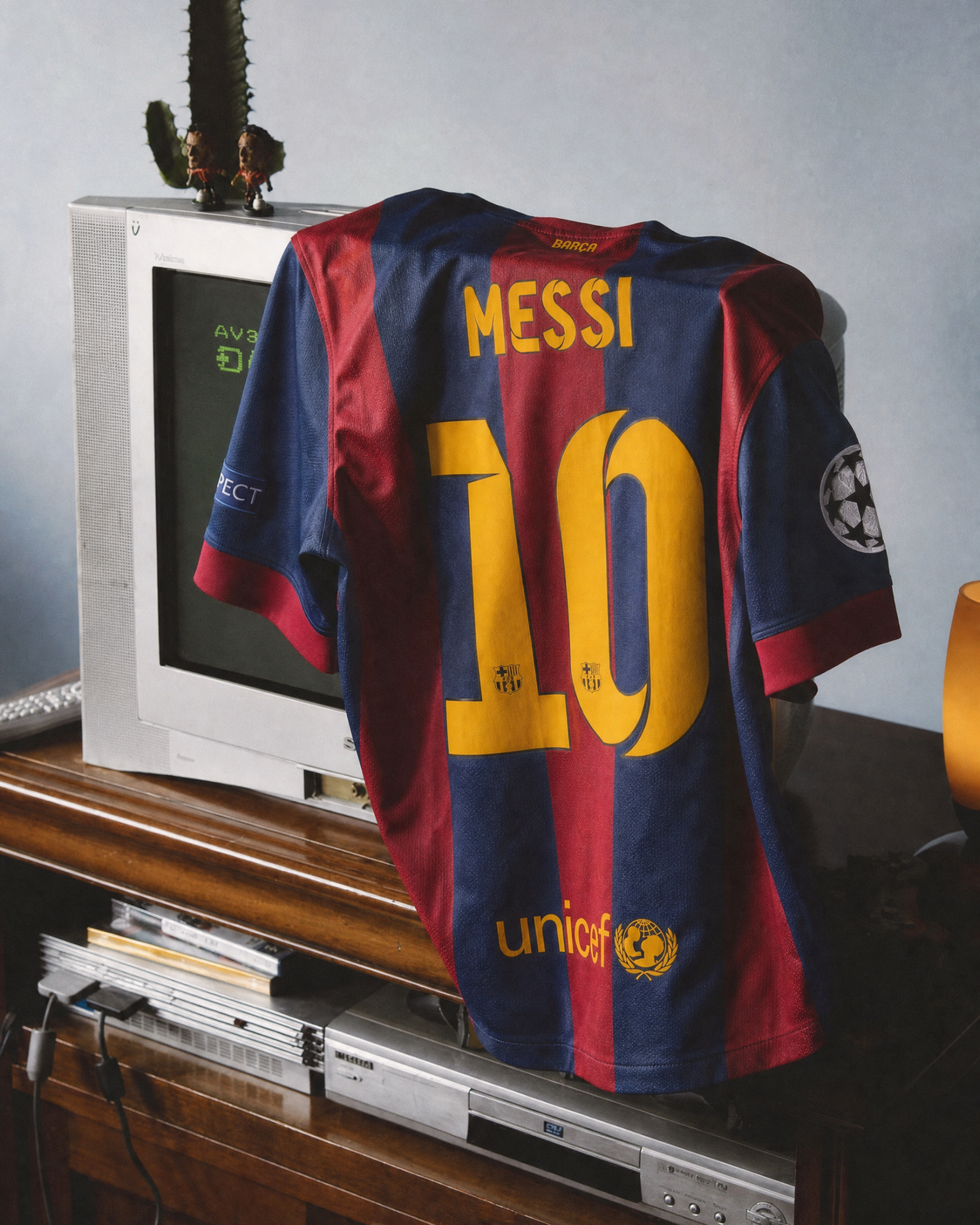 Maillot Messi Barcelone Domicile Final UCL 2014/15 – vue 4