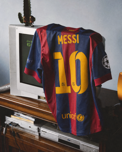 Maillot Messi Barcelone Domicile Final UCL 2014/15 – vue 4