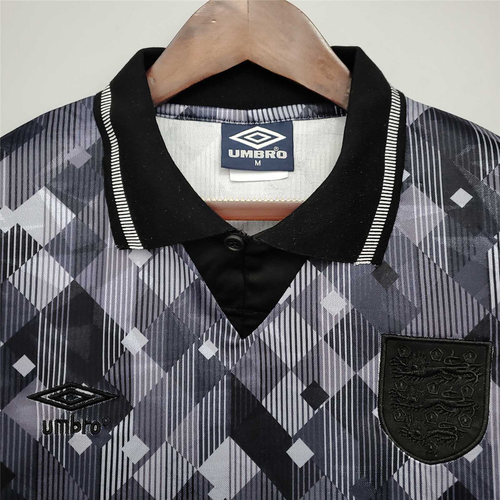 Angleterre Maillot Extérieur Black 1990 – vue 3