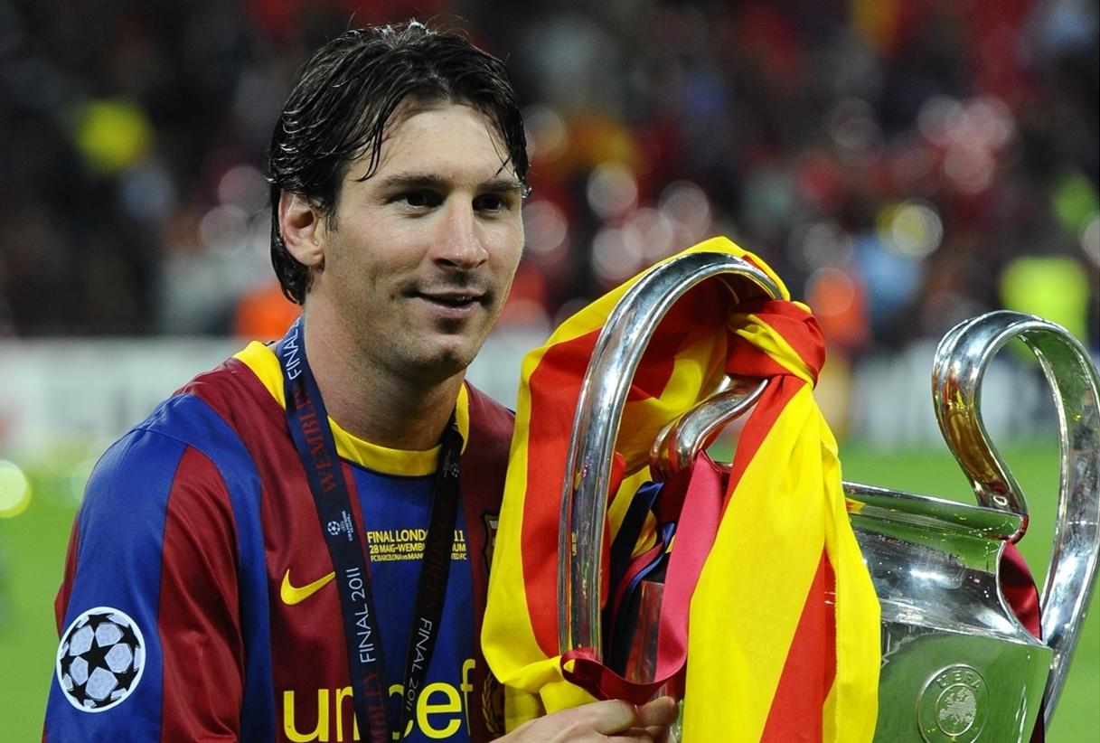 Maillot Messi Barcelone Domicile Finale LdC 2010/11 – vue 3