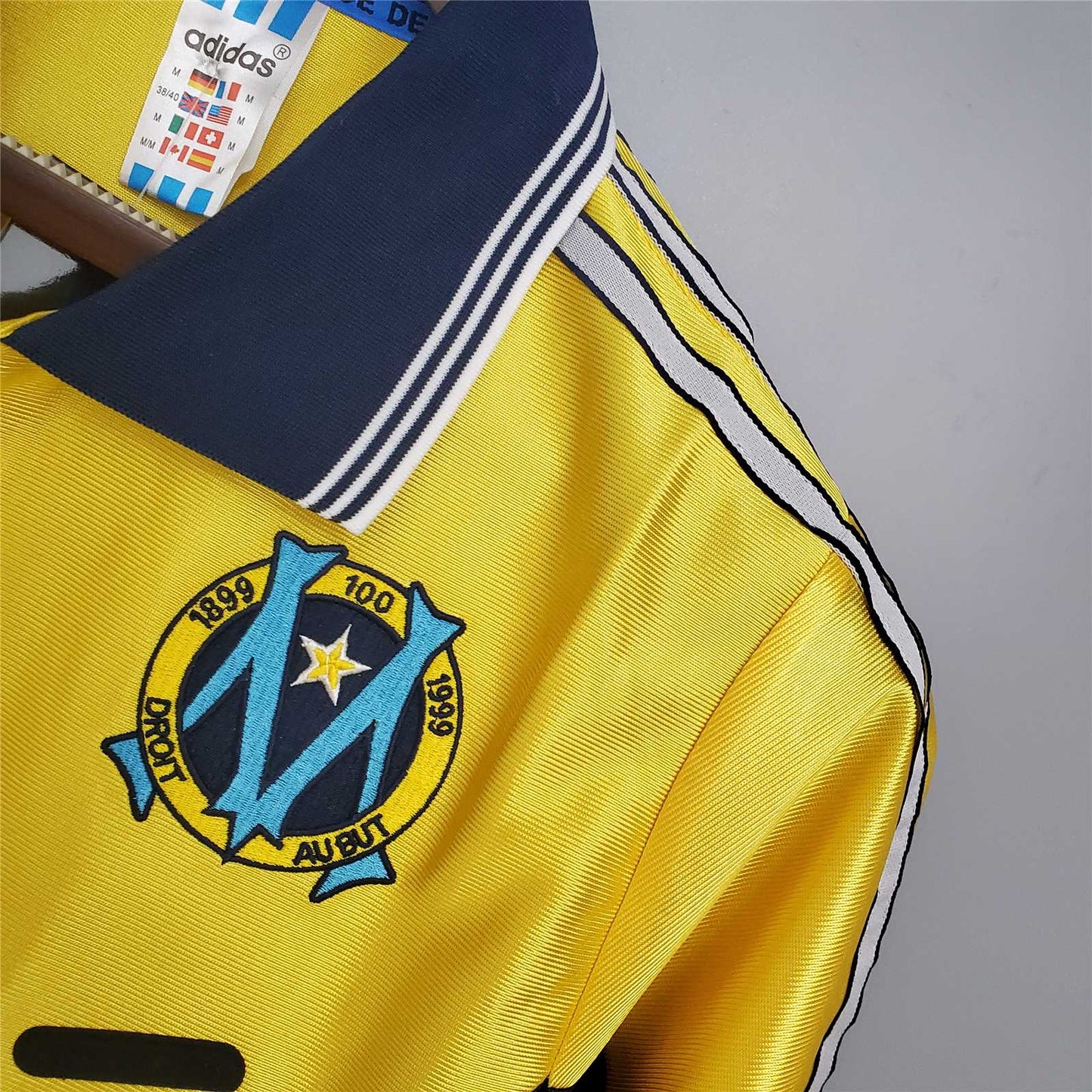 Marseille Maillot Extérieur Yellow 1998/99 – vue 3