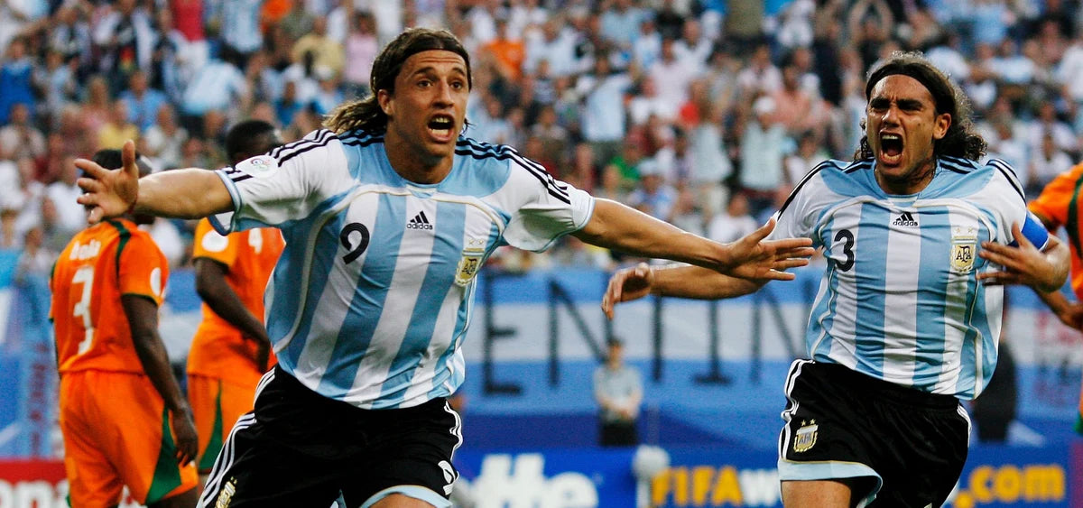 Argentine Maillot Domicile 2006 Coupe du Monde – vue 5