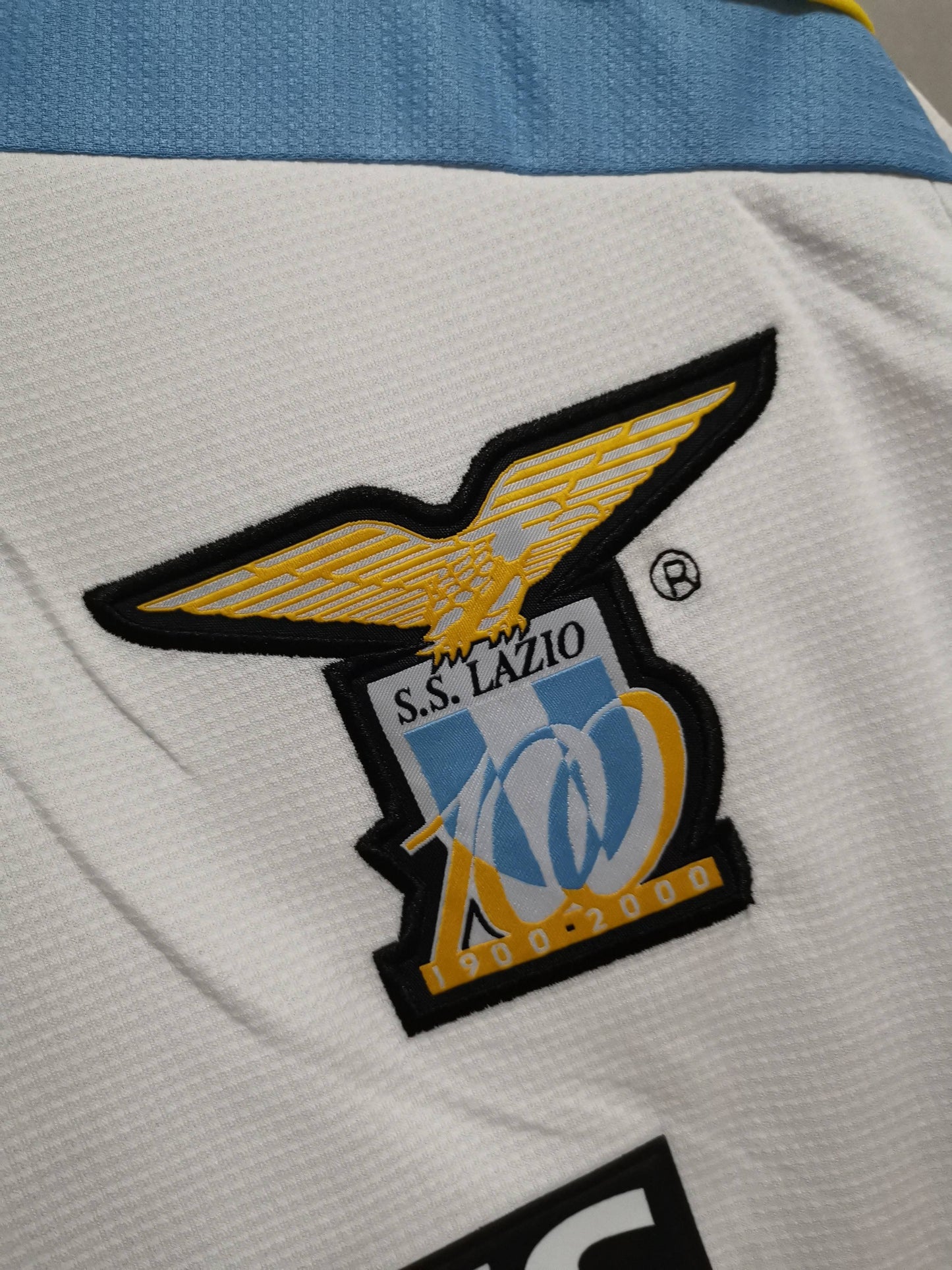 Lazio Maillot Extérieur 2000/01 Centenario – vue 4