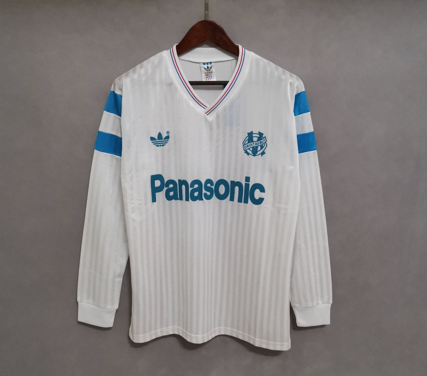 Marseille Maillot Domicile Manches Longues 1990/91
