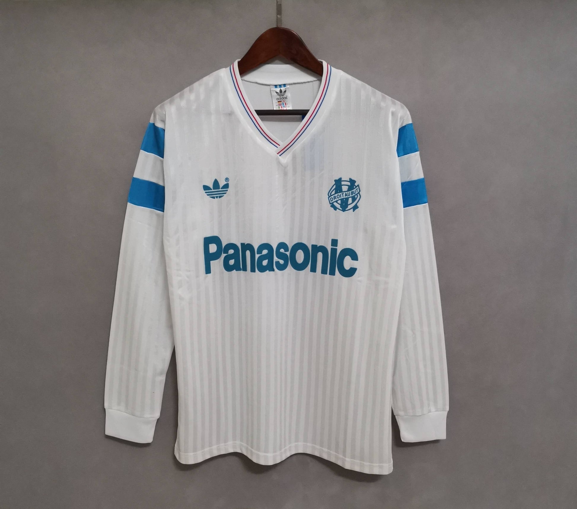 Marseille Maillot Domicile Manches Longues 1990/91