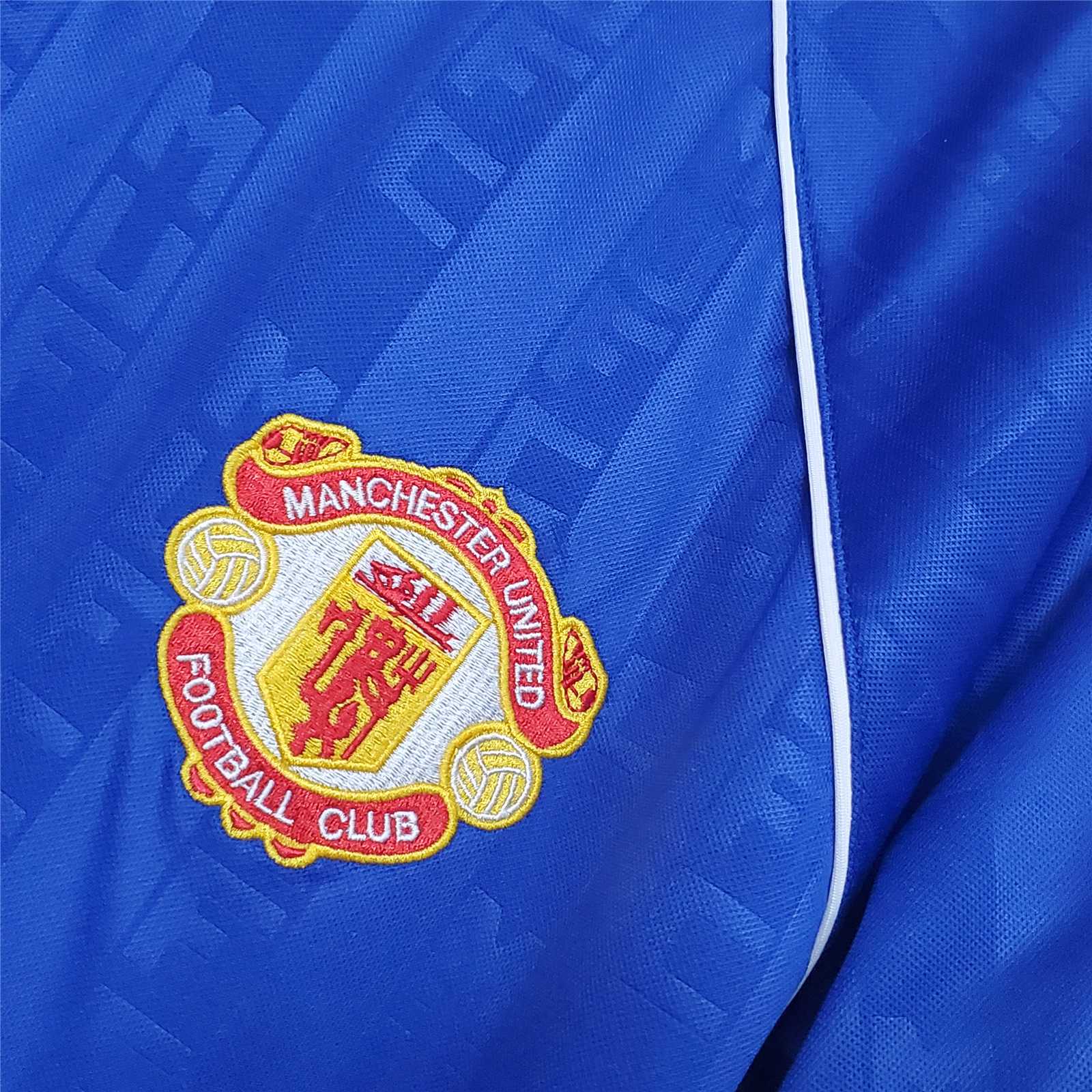 Man. United Maillot Extérieur Blue 1988/89 – vue 3