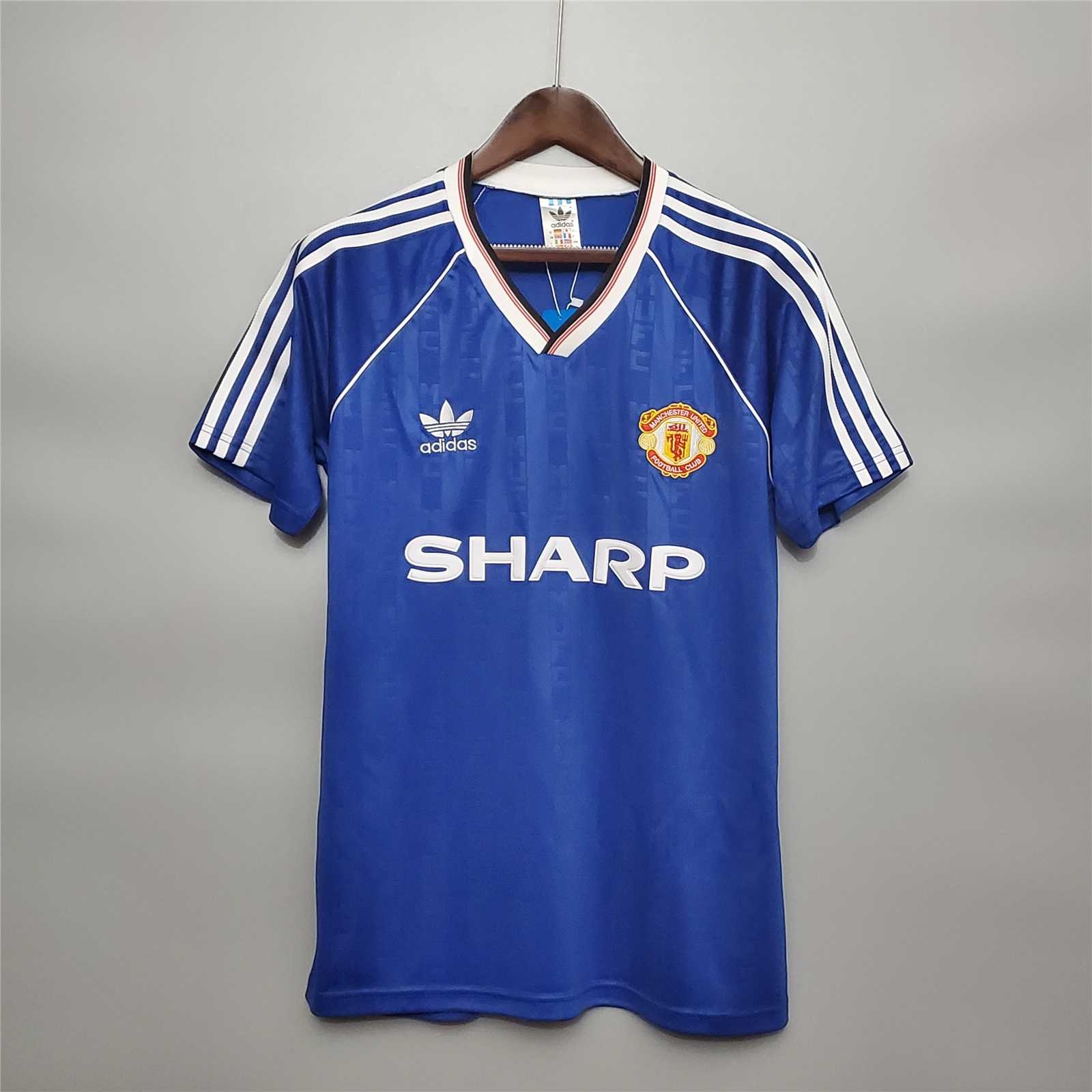 Man. United Maillot Extérieur Blue 1988/89