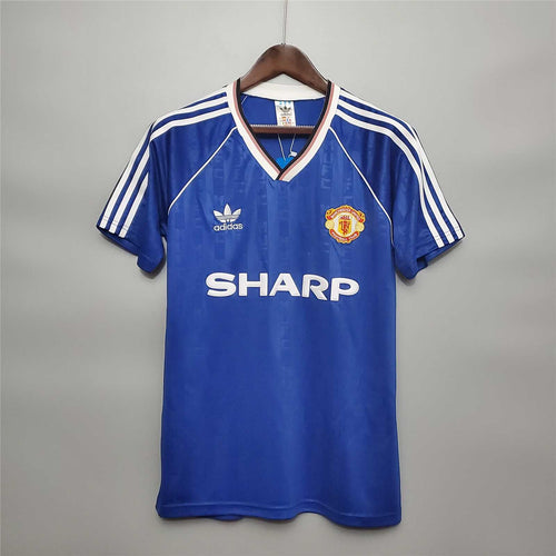 Man. United Maillot Extérieur Blue 1988/89