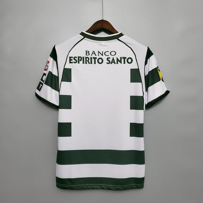 Sporting Lisbona Maillot Domicile 2001/02 – vue 4