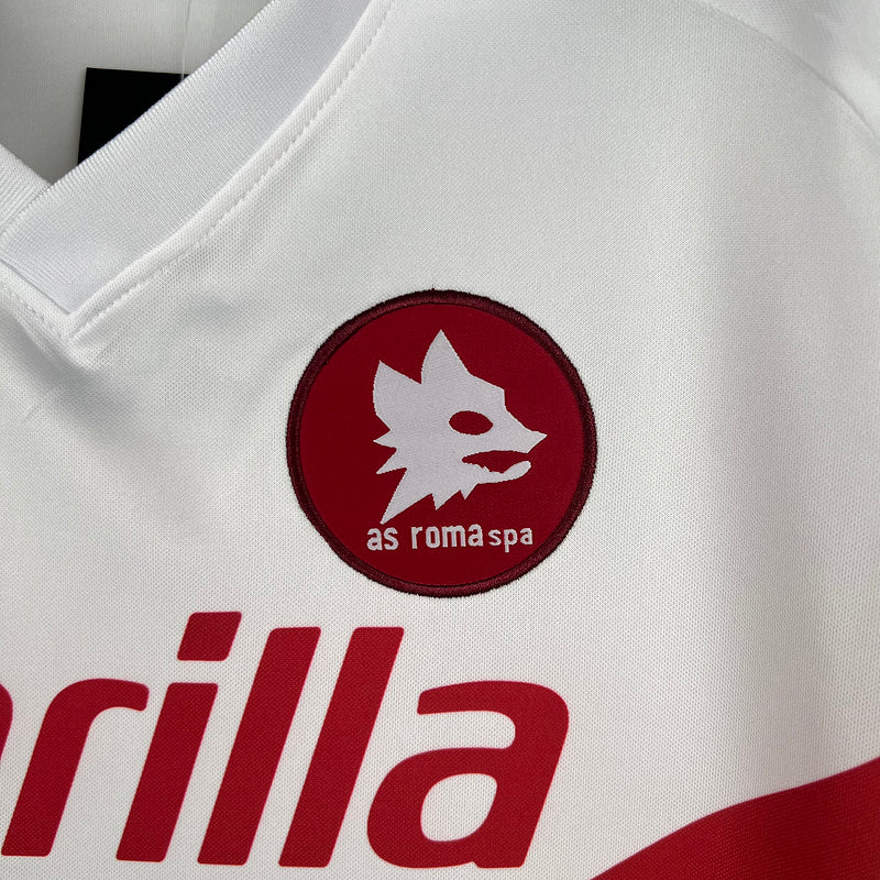 Roma Maillot Extérieur White 1990/91 – vue 4