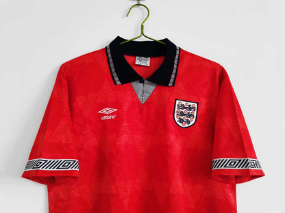 Angleterre Maillot Extérieur Red 1990 – vue 3