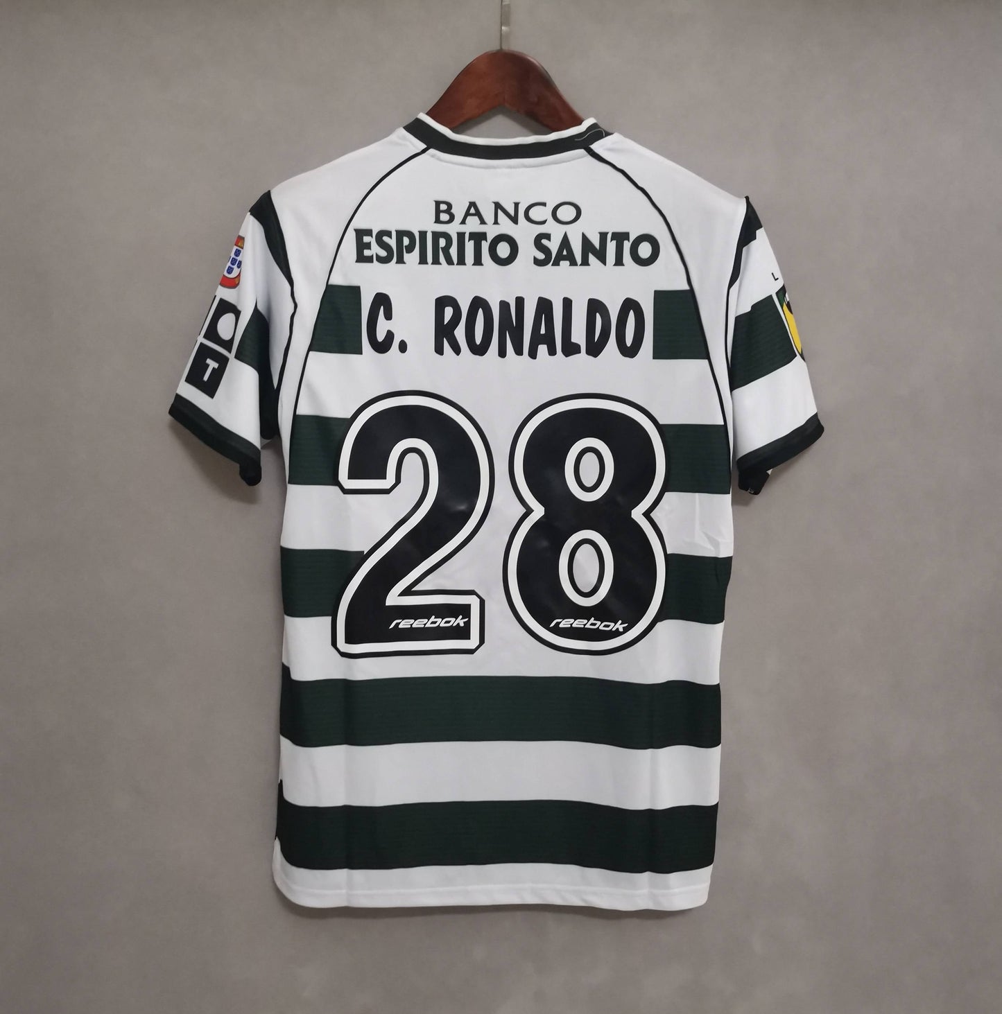 Sporting Lisbona Maillot Domicile 2001/02 – vue 2