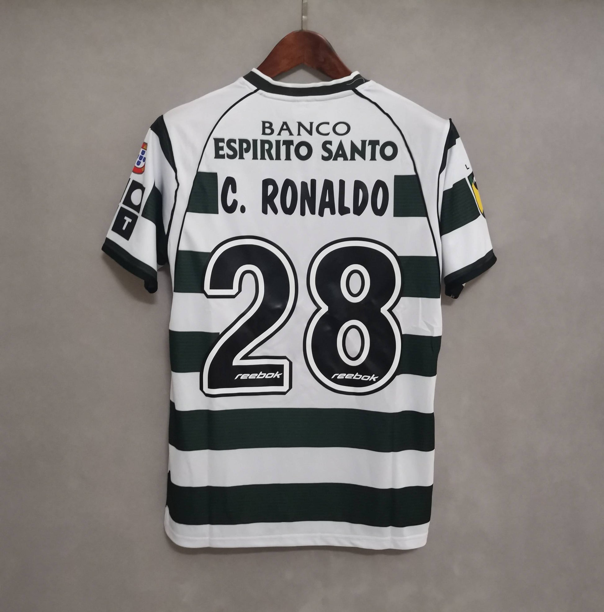 Sporting Lisbona Maillot Domicile 2001/02 – vue 2