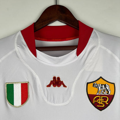 Roma Maillot Extérieur White 2001/02 – vue 3