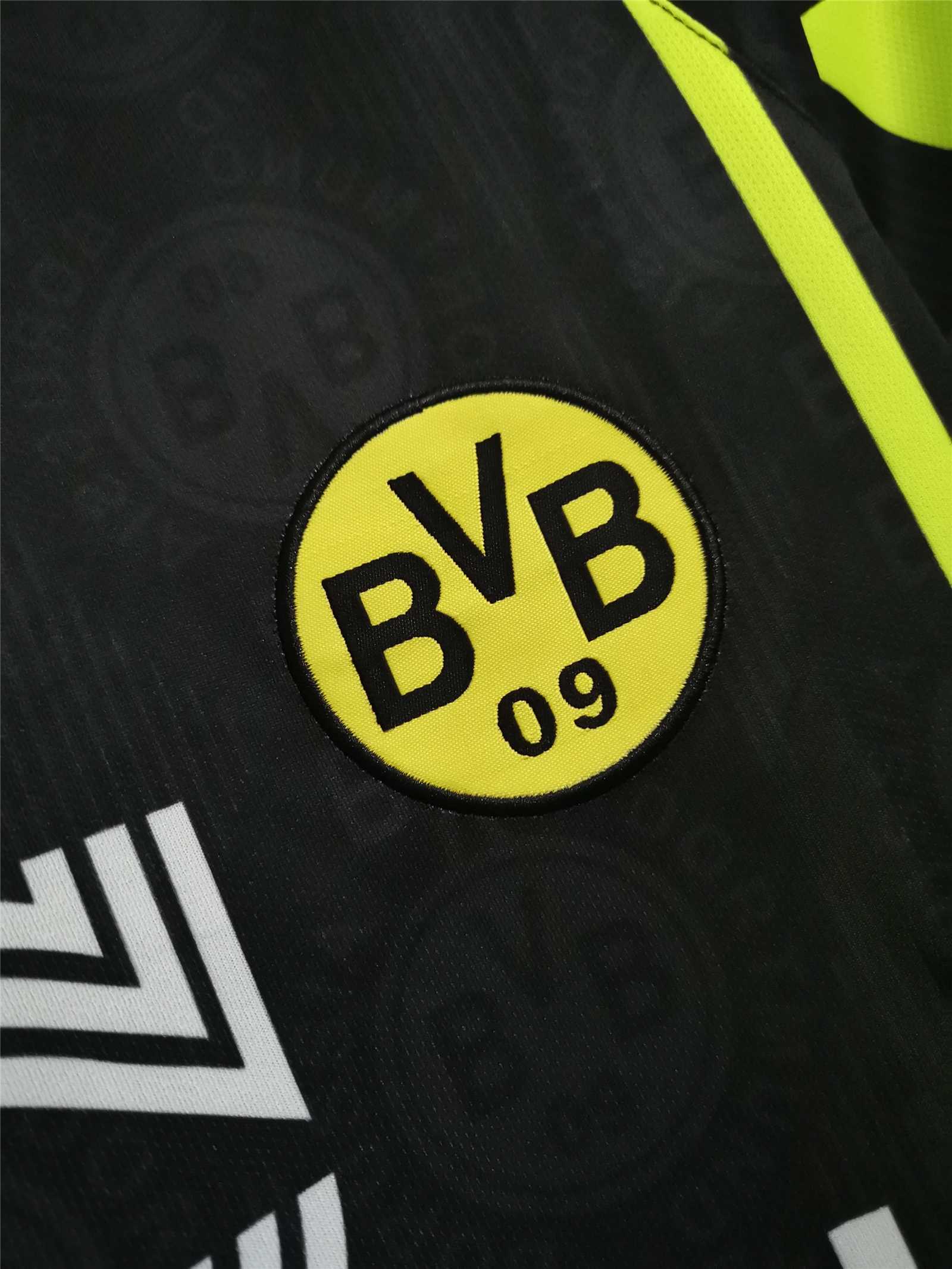 Borussia Dortmund Maillot Extérieur Black 1995/96 – vue 4