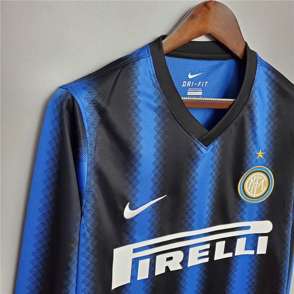 Inter Maillot Domicile Manches Longues 2010/11 – vue 4