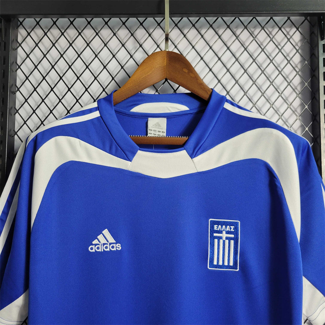 Grèce Maillot Extérieur 2004 Coupe du Monde – vue 4