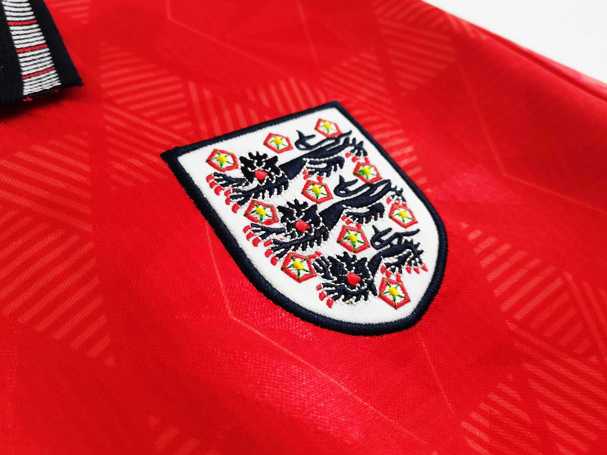 Angleterre Maillot Extérieur Red 1990 – vue 4