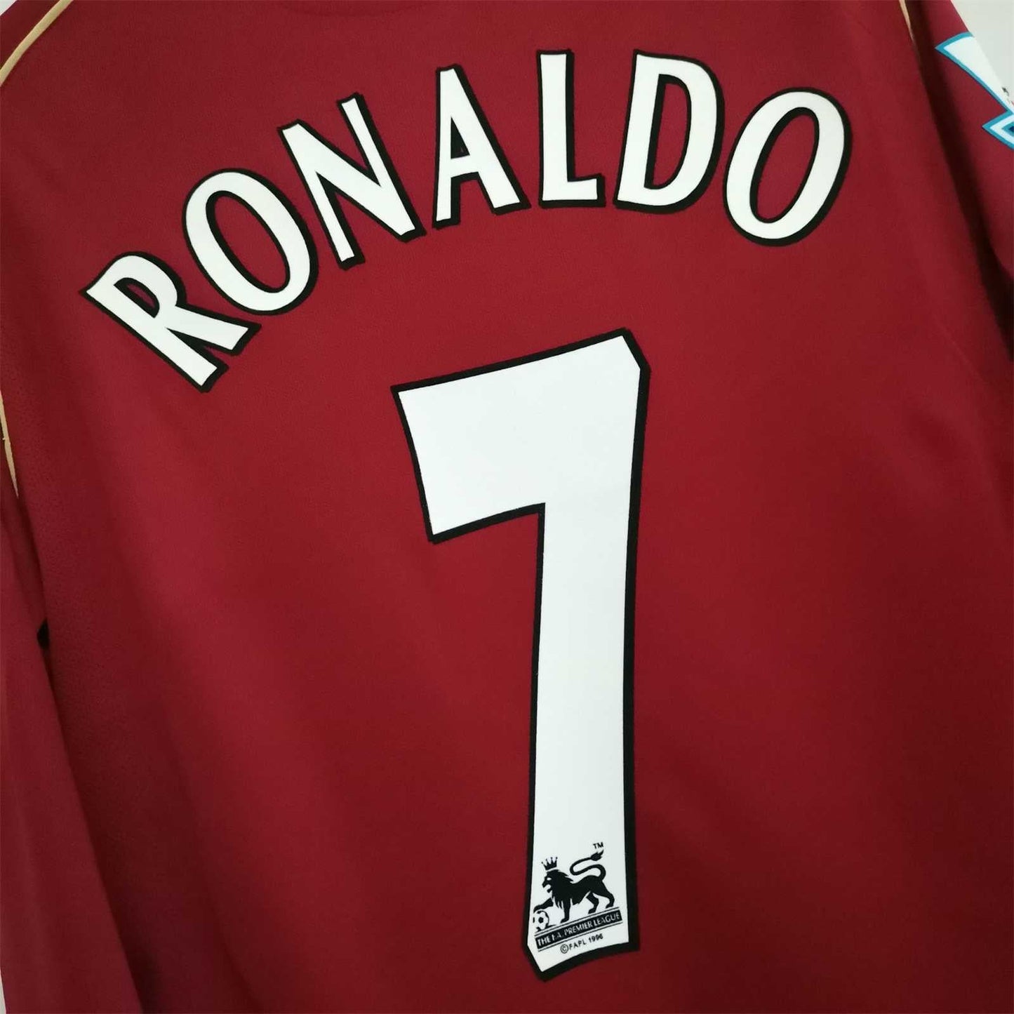 Man. United Maillot Domicile Premier League Manches Longues 2006/07 – vue 6