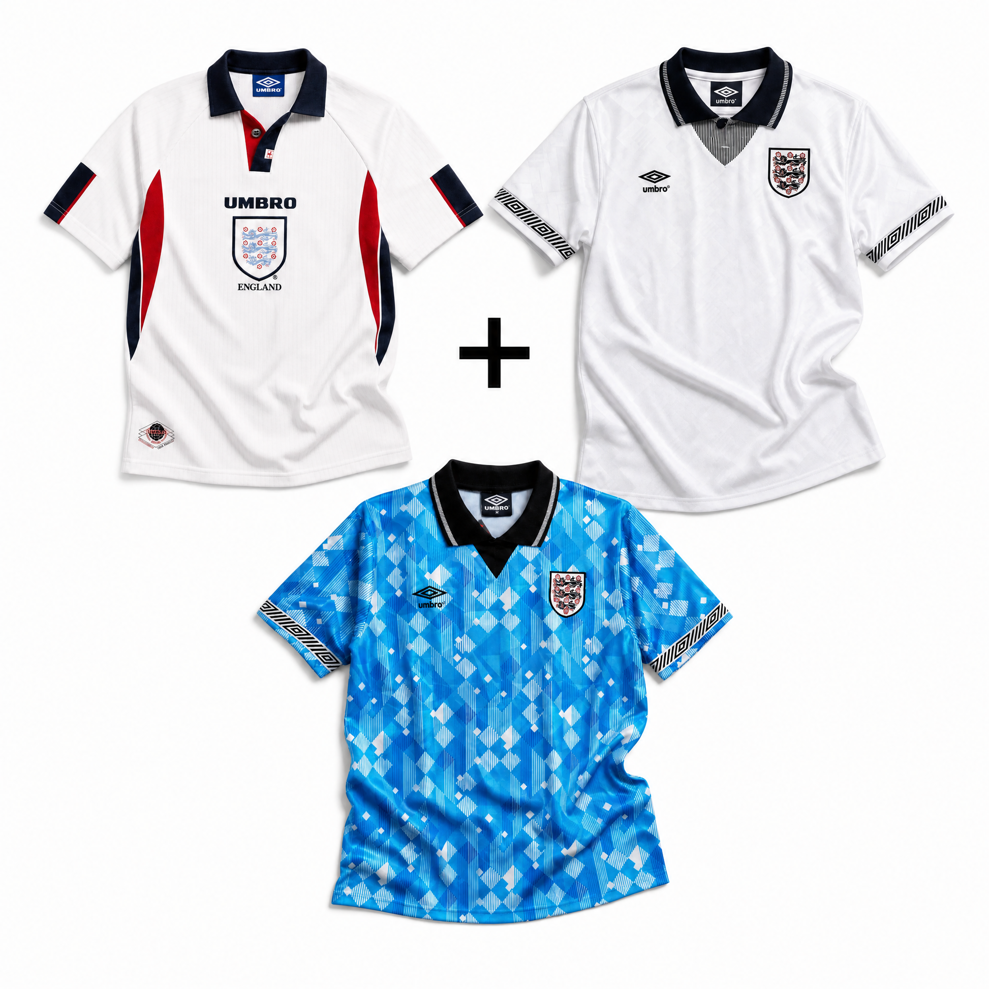 Angleterre 1998 + Angleterre 1990 + Angleterre Third 1990