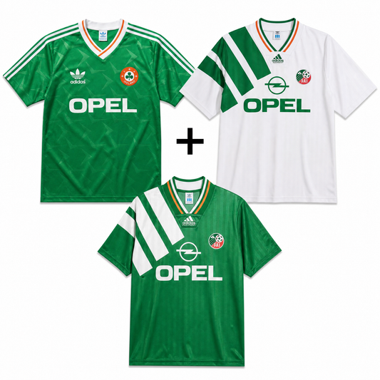Irlande 1990 + Irlande Extérieur 1994 + Irlande Domicile 1994