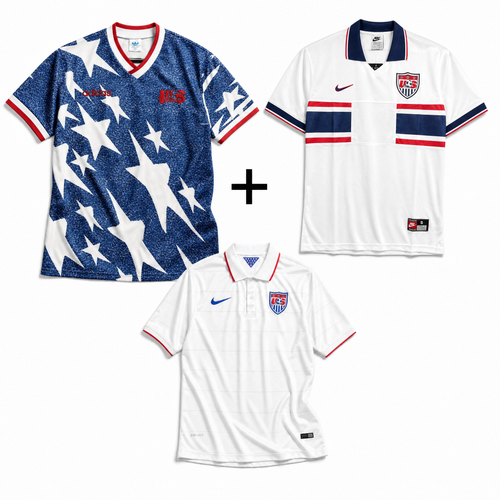 USA Extérieur 1994 + USA Domicile 1996 + USA Domicile 2014
