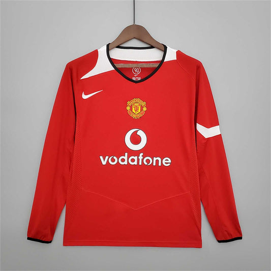 Man. United Maillot Domicile Manches Longues 2004/05
