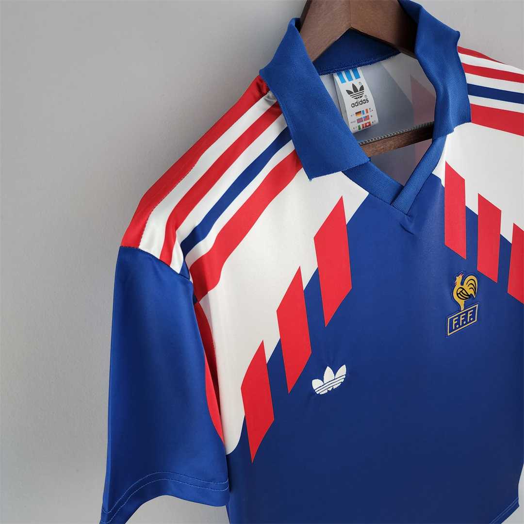 France Maillot Domicile 1990 – vue 4