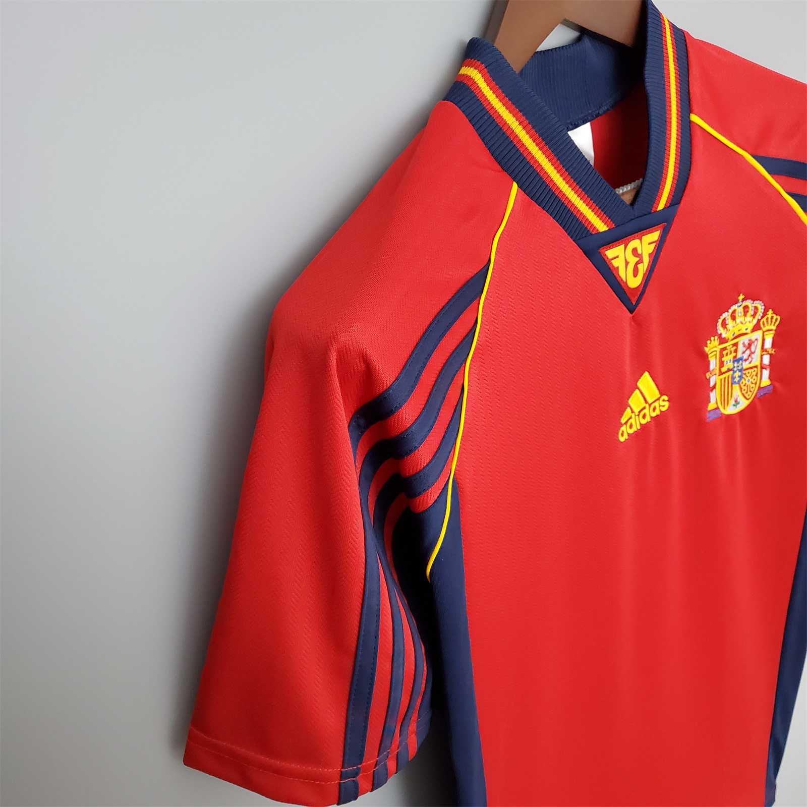 Espagne Maillot Domicile 1998 – vue 5
