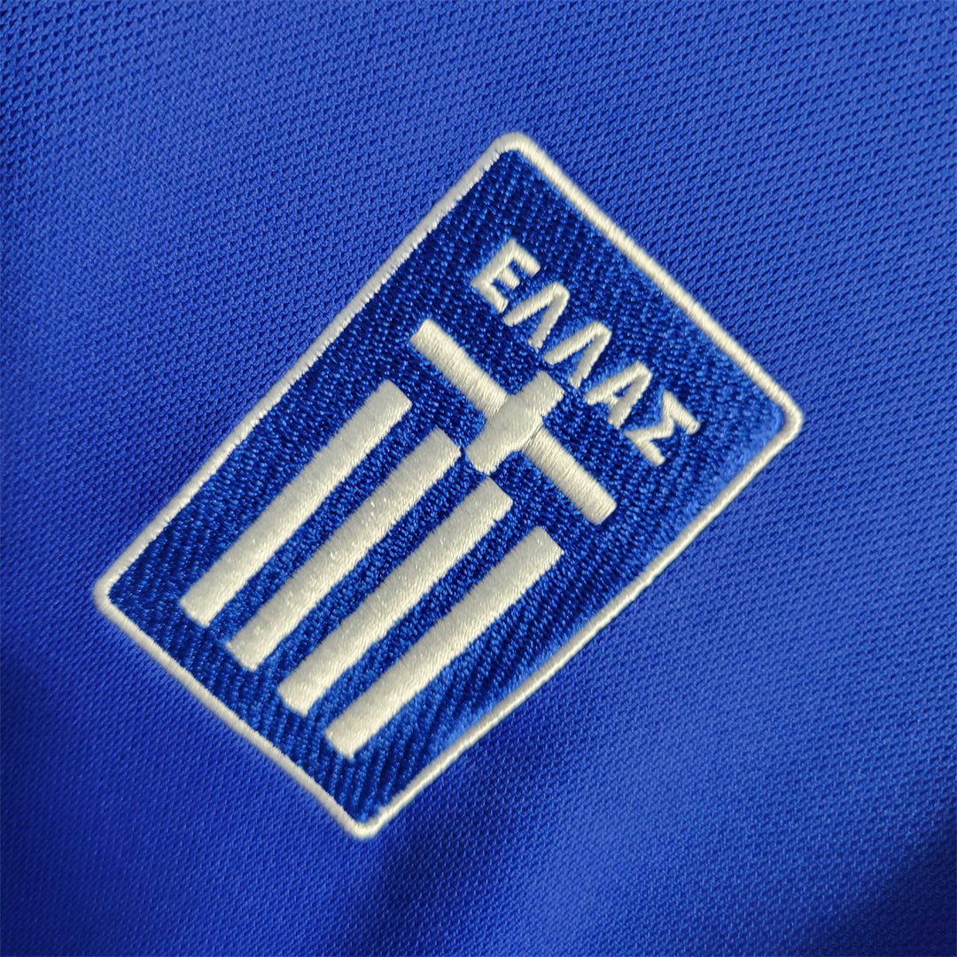 Grèce Maillot Extérieur 2004 Coupe du Monde – vue 6