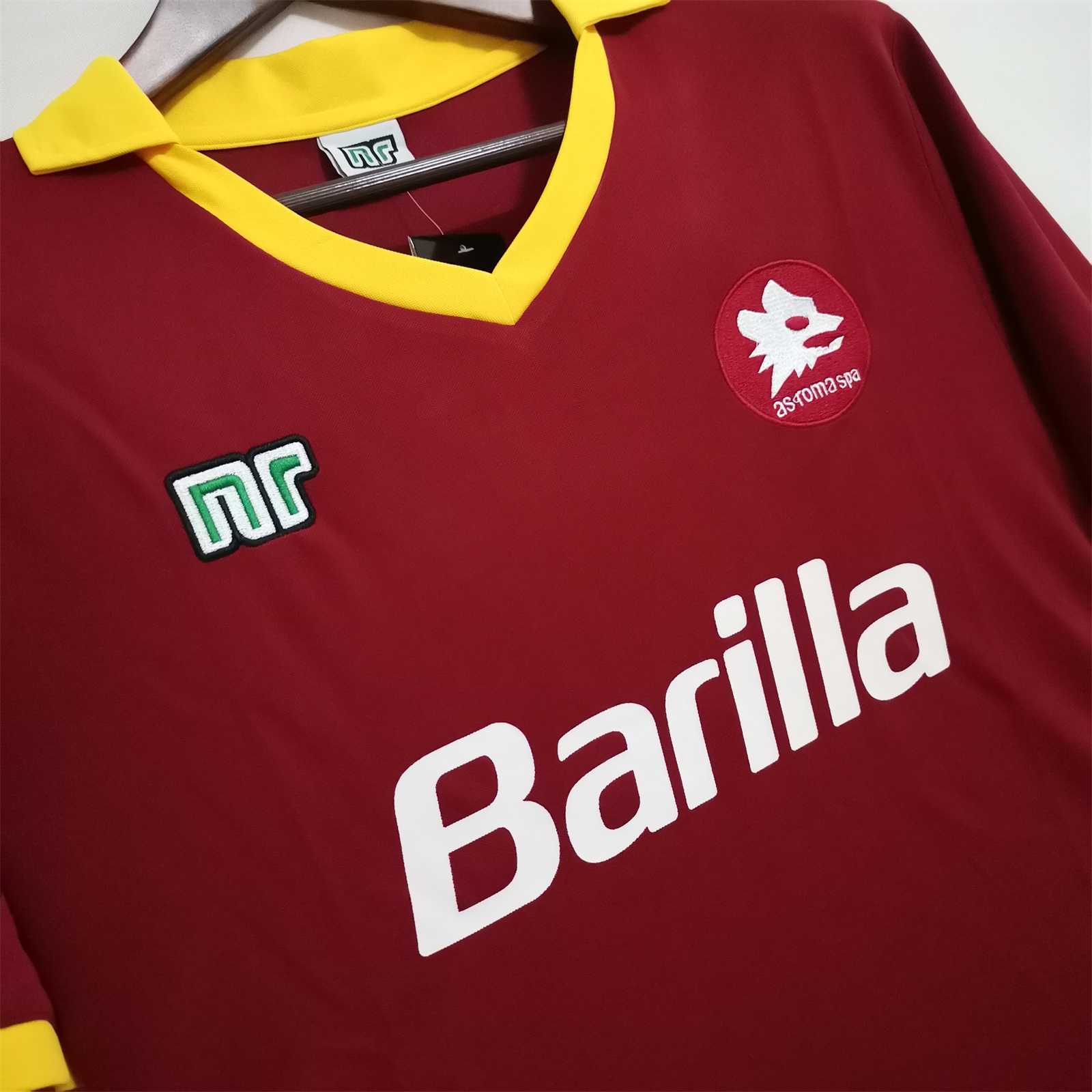 Roma Maillot Domicile 1989/90 – vue 6