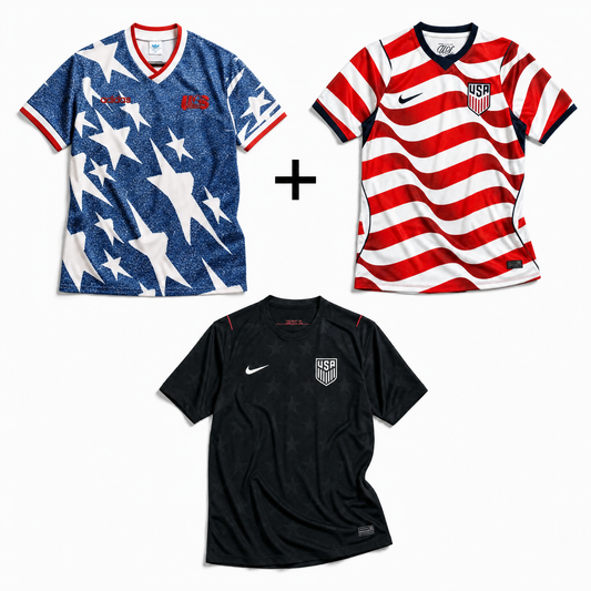 USA Extérieur 1994 + USA Domicile 2026 + USA Extérieur 2026
