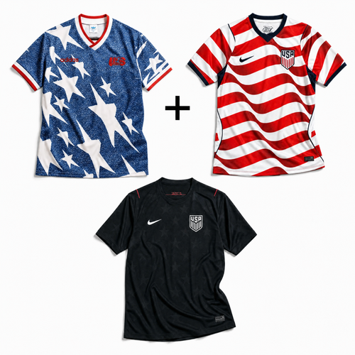 USA Extérieur 1994 + USA Domicile 2026 + USA Extérieur 2026