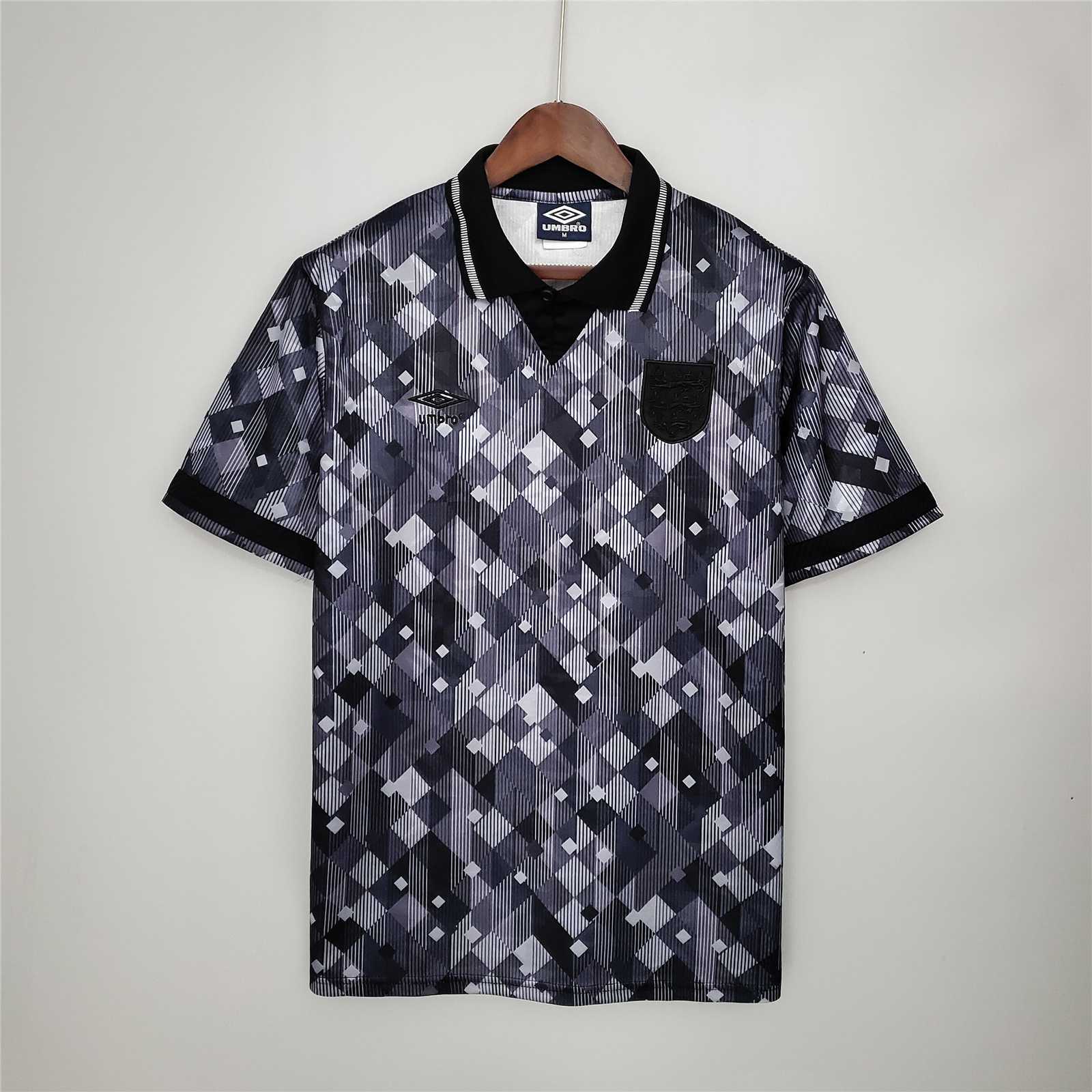 Angleterre Maillot Extérieur Black 1990