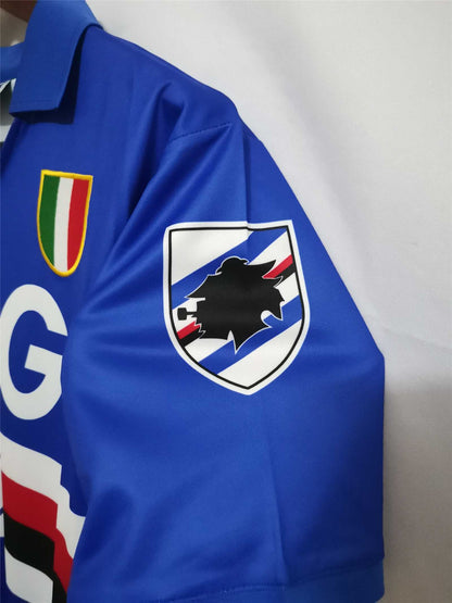 Sampdoria Maillot Domicile 1991/92 – vue 5