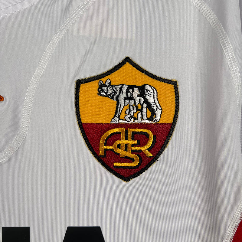 Roma Maillot Extérieur White 2001/02 – vue 4
