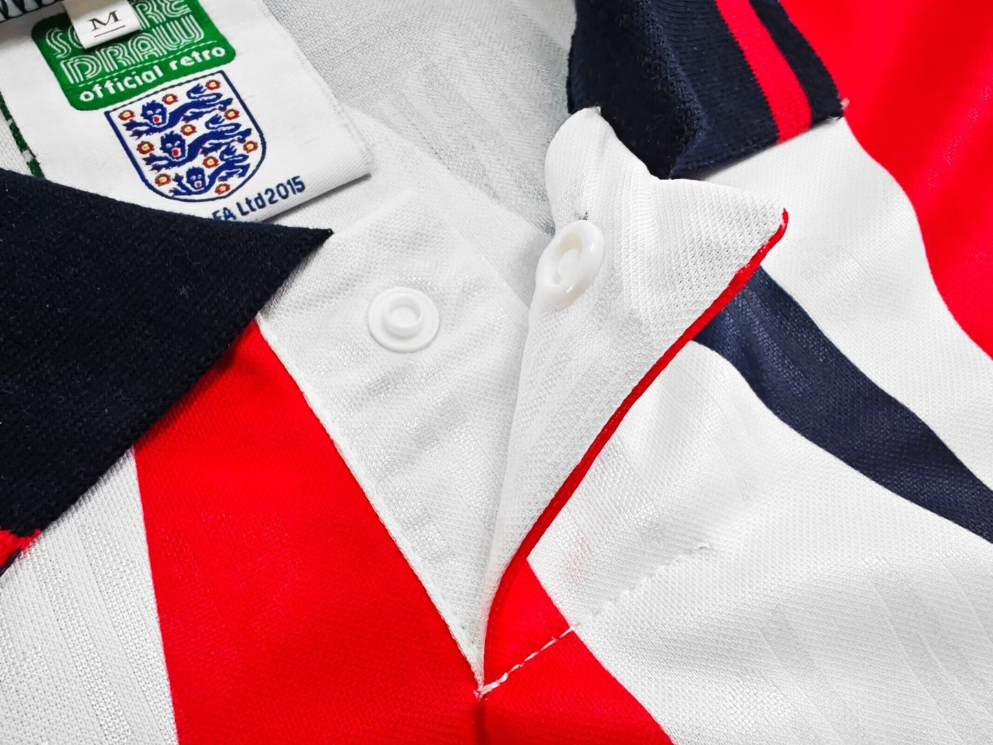 Angleterre Maillot Domicile 1992 – vue 5