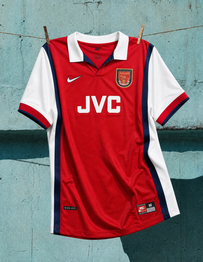 Arsenal Maillot Domicile Red 1998/99 – vue 4