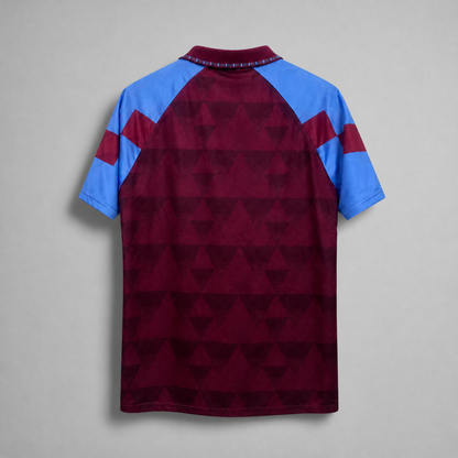 Aston Villa Maillot Domicile 1990/91 – vue 2