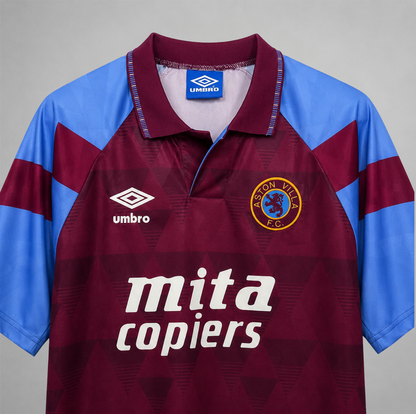 Aston Villa Maillot Domicile 1990/91 – vue 3