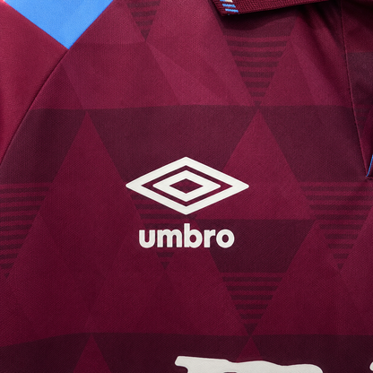 Aston Villa Maillot Domicile 1990/91 – vue 4