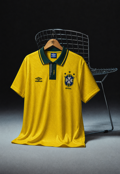 Brésil Maillot Domicile 1992 – vue 4